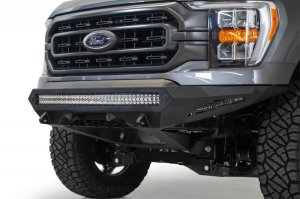 Ford F-150 Bumper - Front - Addictive Desert Designs - Stealth Fighter - Hammer Black - `21-`27 Ford F-150 Bumper - Front - Addictive Desert Designs - Stealth Fighter - Hammer Black - `21-`27